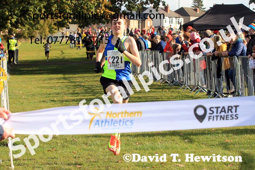 Mens under-17s 2022 Northern Cross Country Relays, Graves Park, Sheffield. Photo: David T. Hewitson/Sports for All Pics